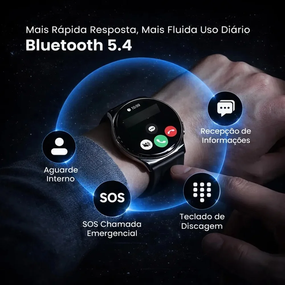 Imagem 4 de 5 do produto Relogio Haylou Solar Lite 2 AmoLED 1.43 Pol.12 Dias Bat Conecta Strava Bluetooth 5.4