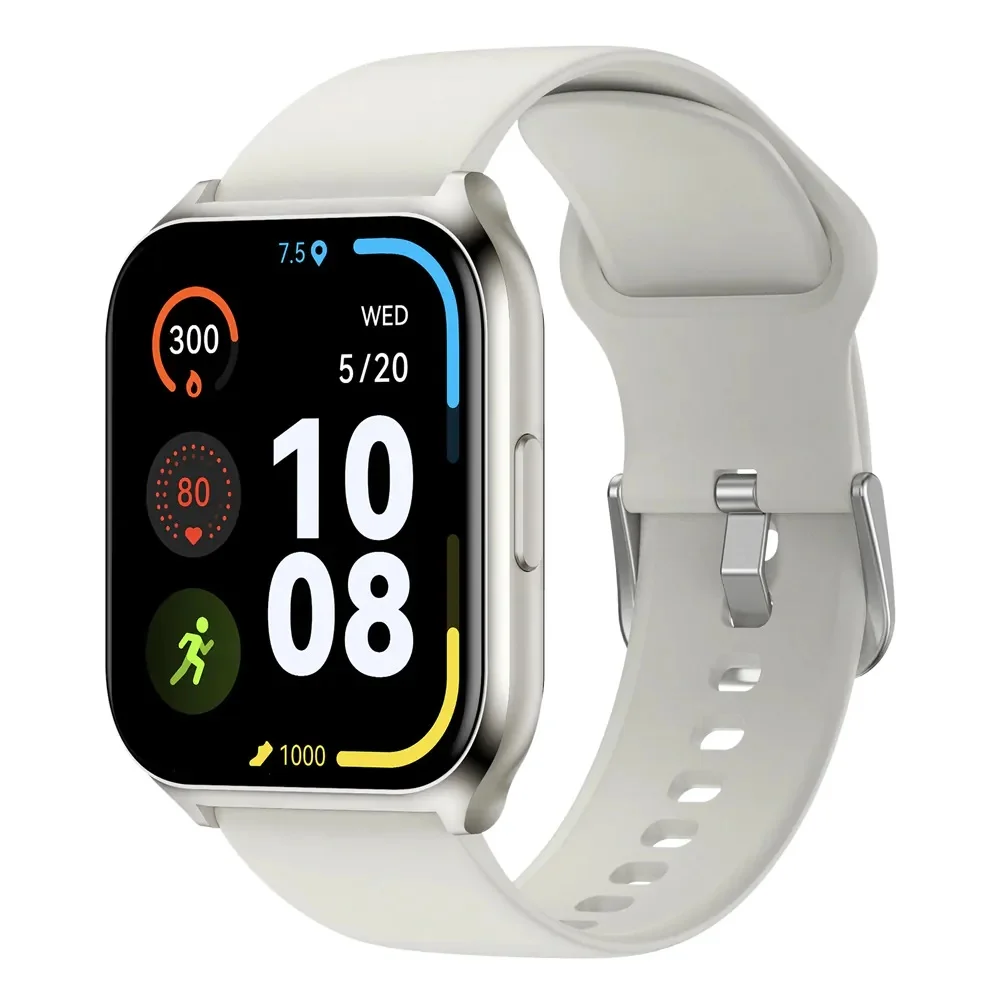 Imagem 1 de 4 do produto Smartwatch Haylou Watch 2 Pro Com Tela 1.85 Pol Chamada Bluetooth Pro Plus Cor:prata
