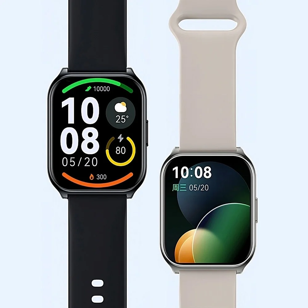 Imagem 3 de 4 do produto Smartwatch Haylou Watch 2 Pro Com Tela 1.85 Pol Chamada Bluetooth Pro Plus Cor:prata