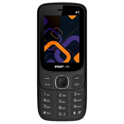 Celulares Positivo P41 4g Dual Sim 32mb Radio Fm Idoso 26 28 - Preto