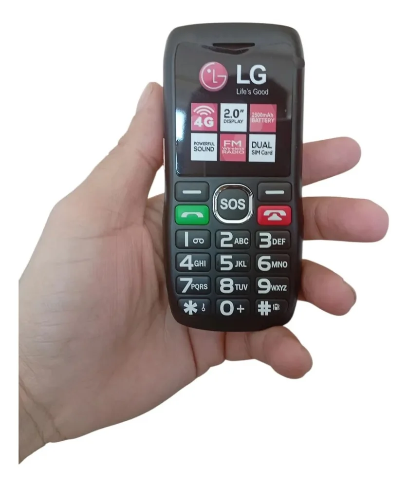 Imagem 2 de 5 do produto Celular 4g Novo Lg G365 Dual Sim Bluetooth Câm. Fm Lanterna