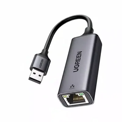 Adaptador Ugreen Usb 30 Ethernet Rj45 P Win Mi Box Switch Usb-a Dark Gray