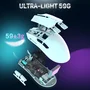 Mouse Gamer Sem Fio Attack Shark X11 RGB Branco