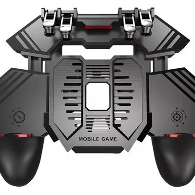 Gamepad Ak77 Com 4 Gatilhos E Cooler Para Celular