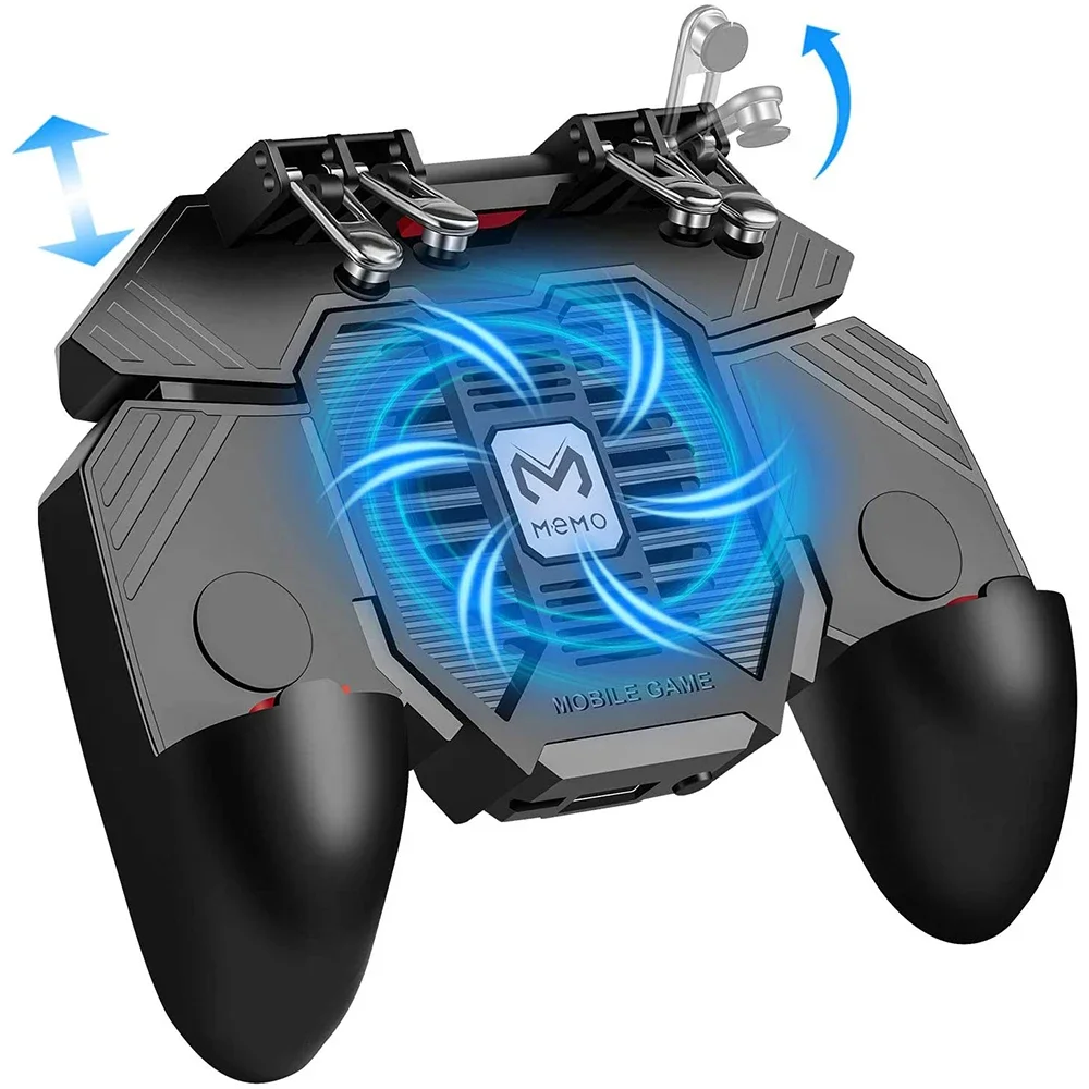 Imagem 5 de 5 do produto Gamepad Ak77 Com 4 Gatilhos E Cooler Para Celular