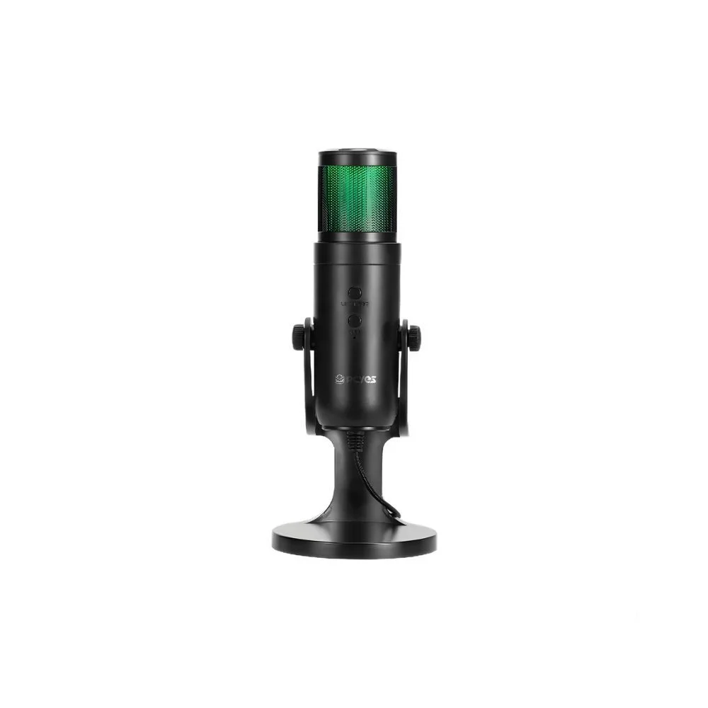 Imagem 2 de 5 do produto Microfone Gamer Condensador Usb 2m PCyes Hylia RGB MghyRGB - Único Único