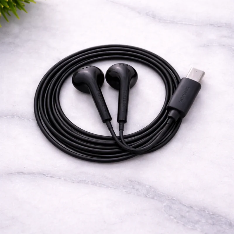 Imagem 3 de 5 do produto Fone De Ouvido Samsung Tipo C   Premium,  Com Fio Usb-c, Áudio Hd Estéreo, Compatível Galaxy, Controle De Volume Hs330-C