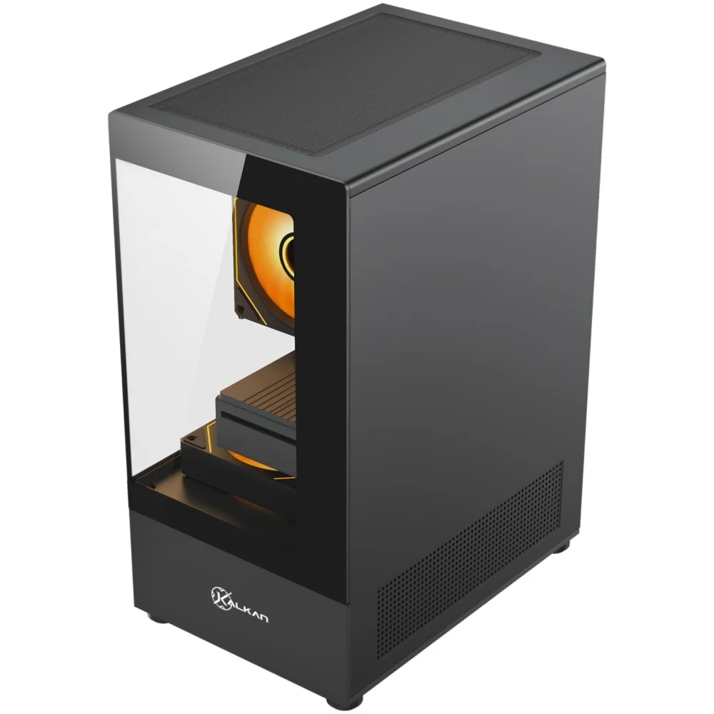 Imagem 2 de 5 do produto Gabinete Gamer Kalkan Hakon S/fan S/fonte Micro-atx Vidro Temperado Duplo Usb 3.0 Panorâmico - Klk00080
