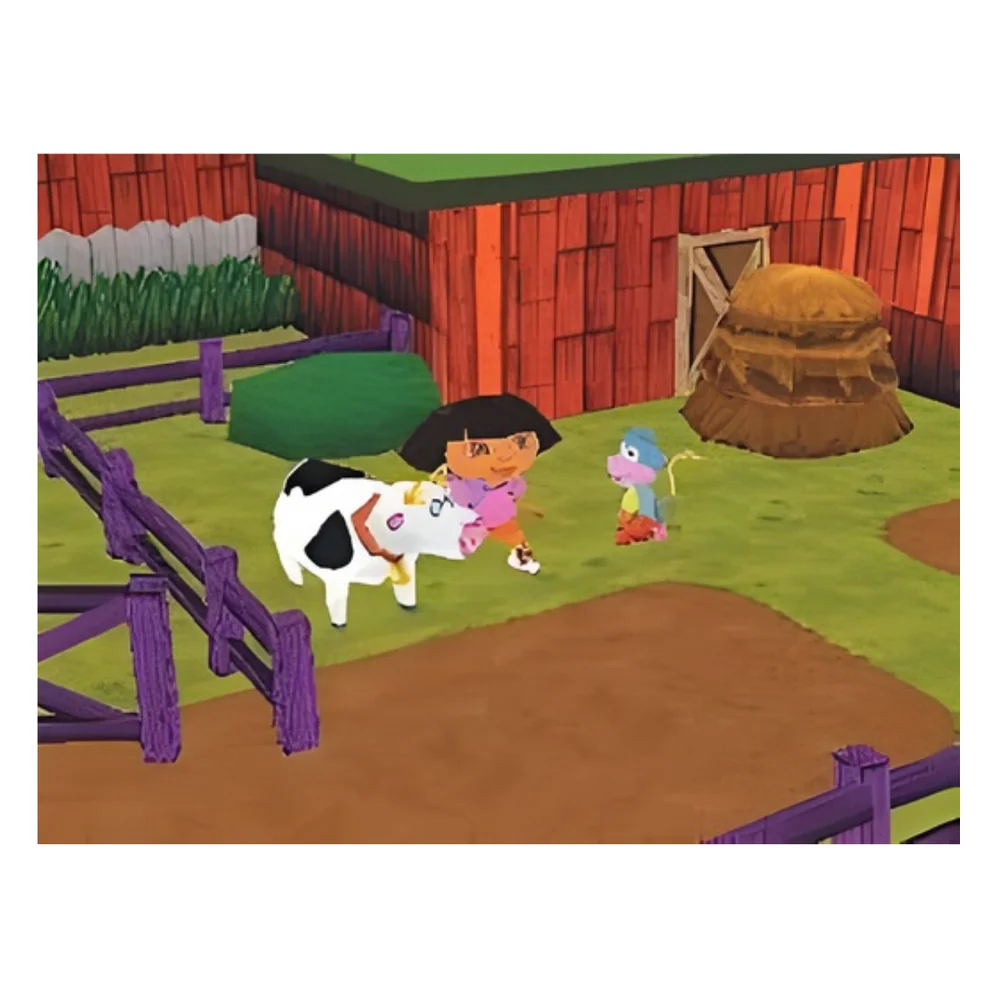 Dora Barnyard Buddies Ps1 Jogo Infantil Dora Barnyard Buddies Ps1 Jogo Infantil