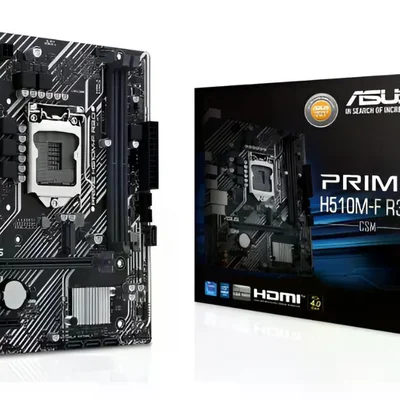 Placa Mãe Asus Prime H510m-f Intel LGA  1200 Ddr4 Micro Atx Preto