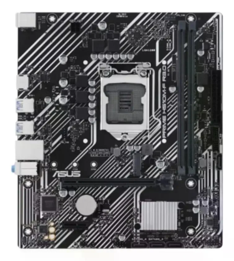 Placa Mãe Asus Prime H510m-f Intel LGA  1200 Ddr4 Micro Atx Preto 5