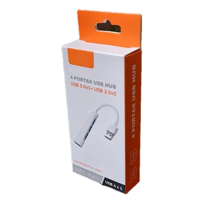 Hub Lukton Usb Tipo C Para 4 Portas Usb 3.0 Hb-015