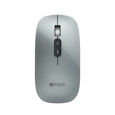Mouse Sem Fio Hrebos If-216g Stellar Wireless 2.4ghz 1600 Dpi | Óptico Portátil Alta Precisão Cor Prata