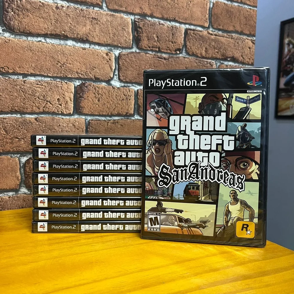 Jogo Gta San Andreas Ps2 Físico   (lacrado)