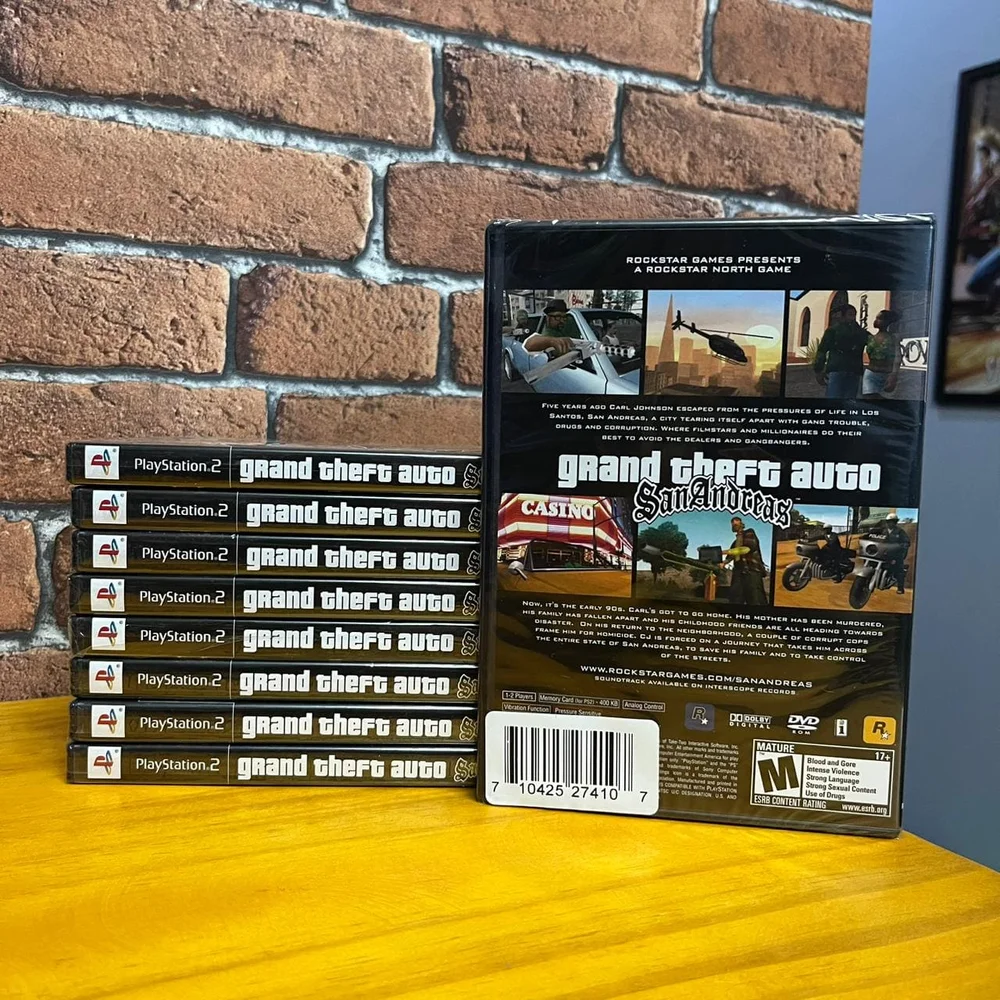 Jogo Gta San Andreas Ps2 Físico   (lacrado)