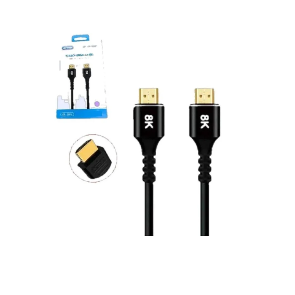 Imagem 2 de 3 do produto Cabo Knup HDMI X HDMI Versão 2.1 8k 5 Metros Kp-y5005