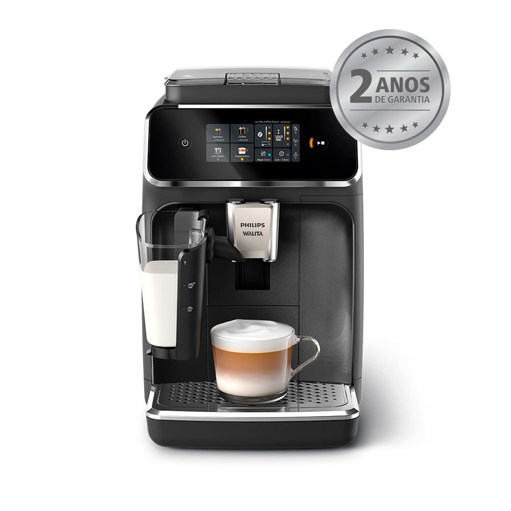 Cafeteira Philips Walita Espresso Superautomática Lattego Série 2300 Cinza E Preto - Ep2330 - 110v