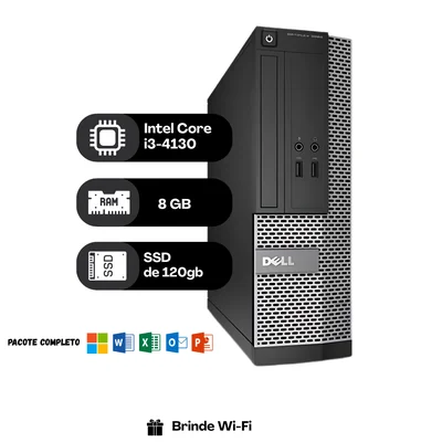 Computador Dell Optiplex 3020 i34160 8GB SSD 120