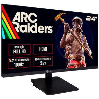 Monitor Gamer Lg 24" Full Hd, 1920 X 1080, 100hz, Tela Ips, 5ms, HDMI, Ajuste De Inclinação, Vesa,... 15