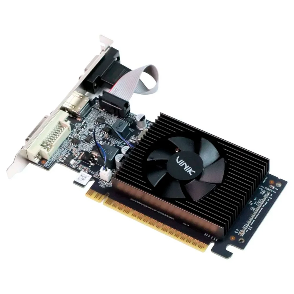 Placa De Vídeo Vinik Nvidia Geforce G210 1gb Ddr3, 64-bit, Single Fan, Low Profile - Gpuvk2101gblp0k3 5