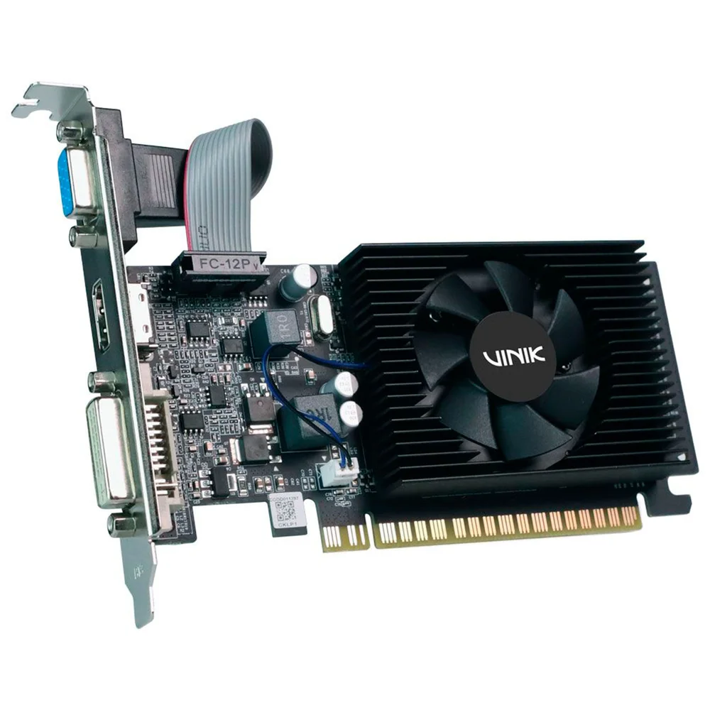 Placa De Vídeo Vinik Nvidia Geforce G210 1gb Ddr3, 64-bit, Single Fan, Low Profile - Gpuvk2101gblp0k3 7