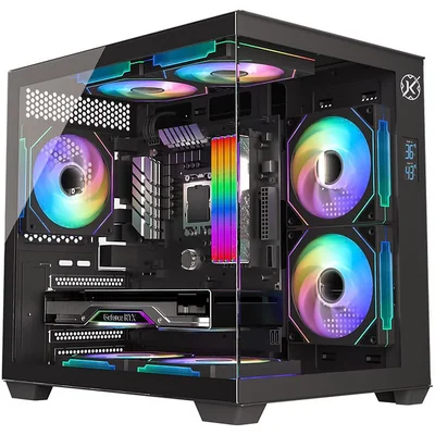 Gabinete Gamer Kalkan Midgard Digital Preto S/fan Klk00085