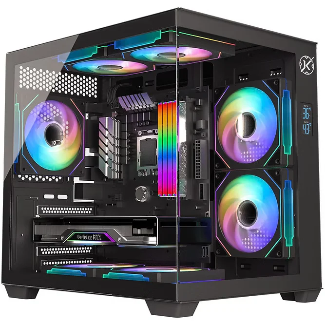 Gabinete Gamer Kalkan Midgard Digital Preto S/fan Klk00085
