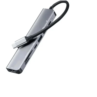 Hub Type C 7 X 1  Usb / Usb C / HDMI 4k / Sd / Micro Sd