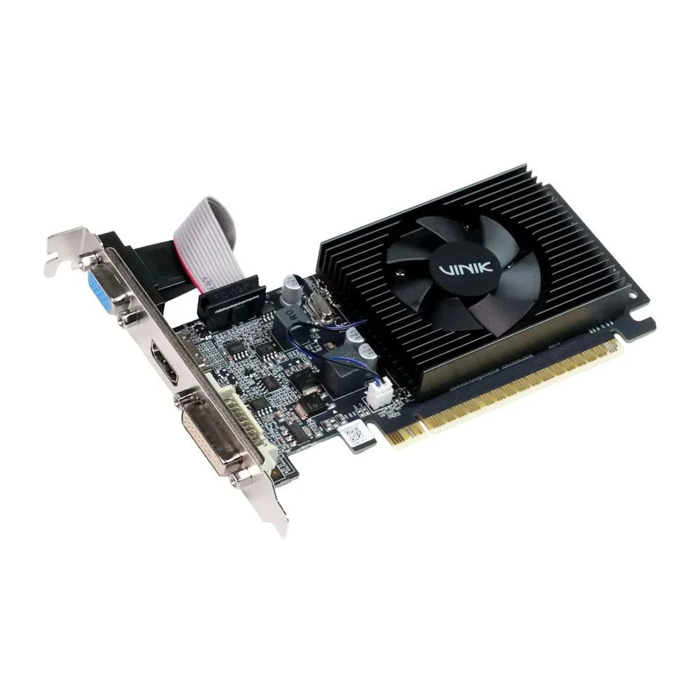 Placa De Video Vinik Geforce G210 1gb Ddr3 64 Bits Gpuvk2101gblp0k3 6