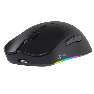 Mouse Gamer Wireless Tri-mode 12800 Dpi Elg Kaus RGB Alta Performance