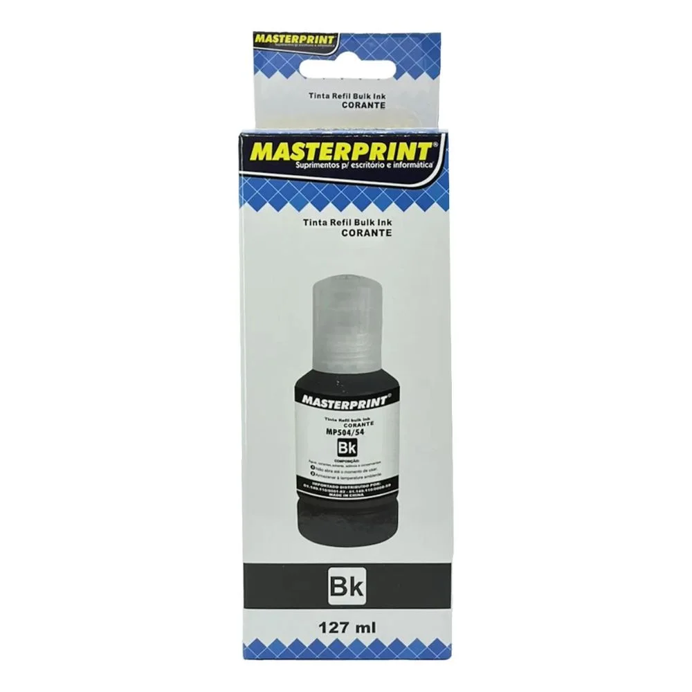 Kit 4x Tintas Masterprint T544 Compatível Série L3150 3250 Kit 4x Tintas Masterprint T544 Compatível Série L3150 3250