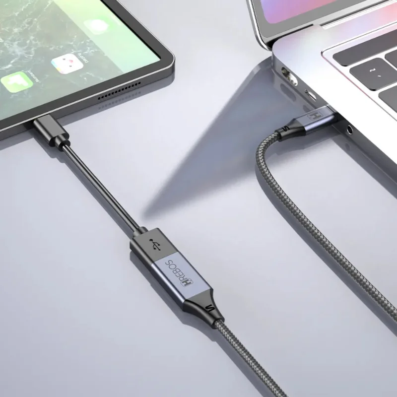 Imagem 5 de 5 do produto Cabo Extensor Usb 2 Metros Hrebos Cb-708c Preto Reforçado Alta Velocidade Turbo Dados E Carregamento