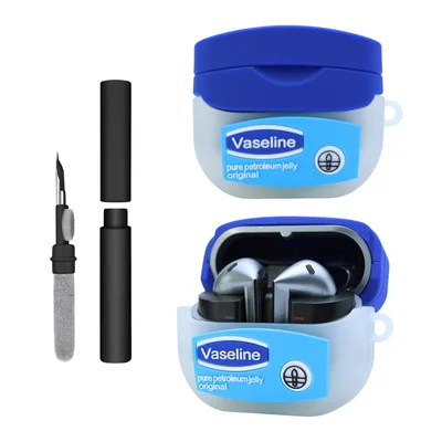 Kit Limpador Para Fones E Capa Protetora Nerdcase Compatível Com Samsung Galaxy Buds 3, Buds 3 Pro, Buds 3 Fe, Hidratan