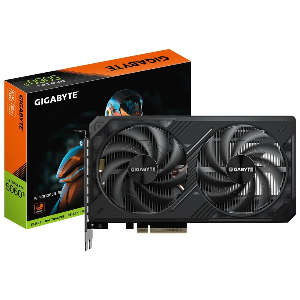 Placa De Vídeo Gigabyte Windforce Oc 8GB Geforce RTX5060ti Gddr7 - Gv-n506twf2oc-8gd 4