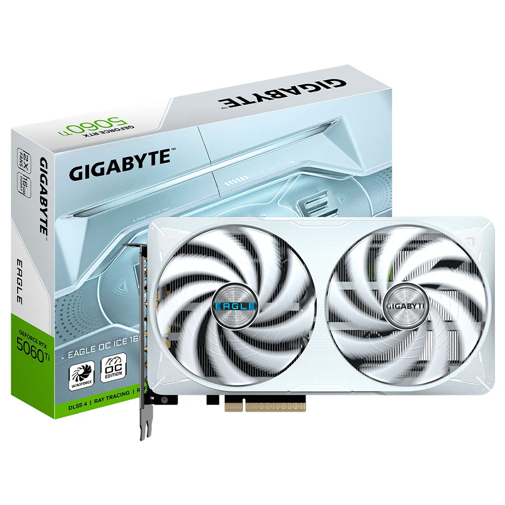 Placa De Vídeo Gigabyte Eagle Oc Ice 8GB Geforce RTX5060ti Gddr7 - Gv-n506teagleoc Ice-8gd 4