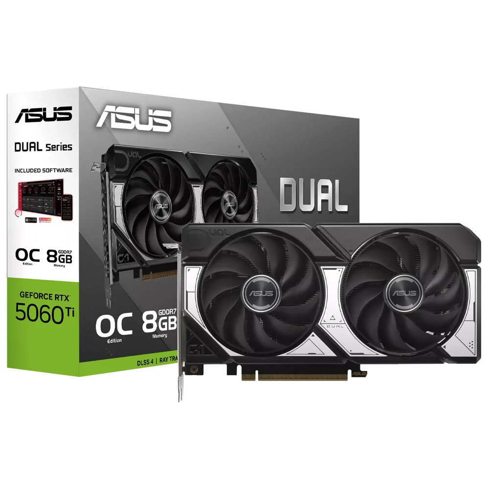 Placa De Vídeo Asus Dual Oc 8GB Geforce RTX5060ti Gddr7 - Dual-RTX5060ti-o8g 6