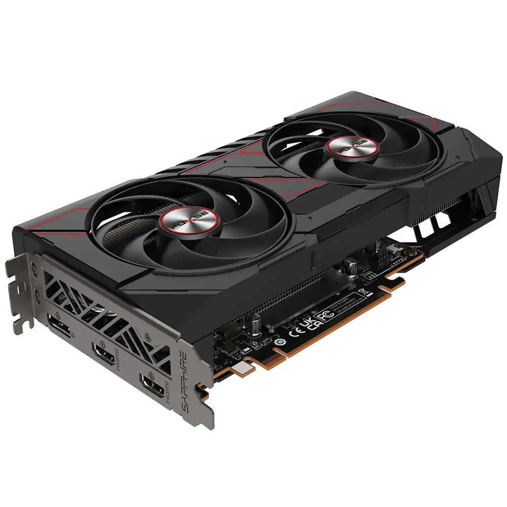 Placa De Vídeo Sapphire Gaming Pulse Oc 16gb Radeon Rx9060 Xt Gddr6 - 11350-03-20g 5