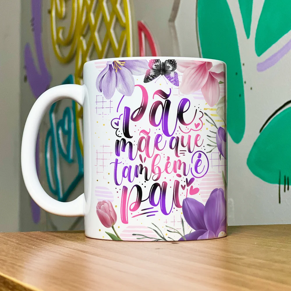 Imagem 2 de 5 do produto Caneca Dia Das Mães - Pãe, Mãe Que Também É Pai