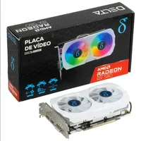 Placa de Vídeo RX580 8GB GDDR5 RGB Branca | Dual Fan | HDMI/DVI/VGA | PC Gamer