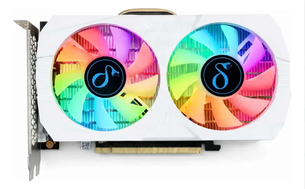 Placa de Vídeo RX580 8GB GDDR5 RGB Branca | Dual Fan | HDMI/DVI/VGA | PC Gamer 5