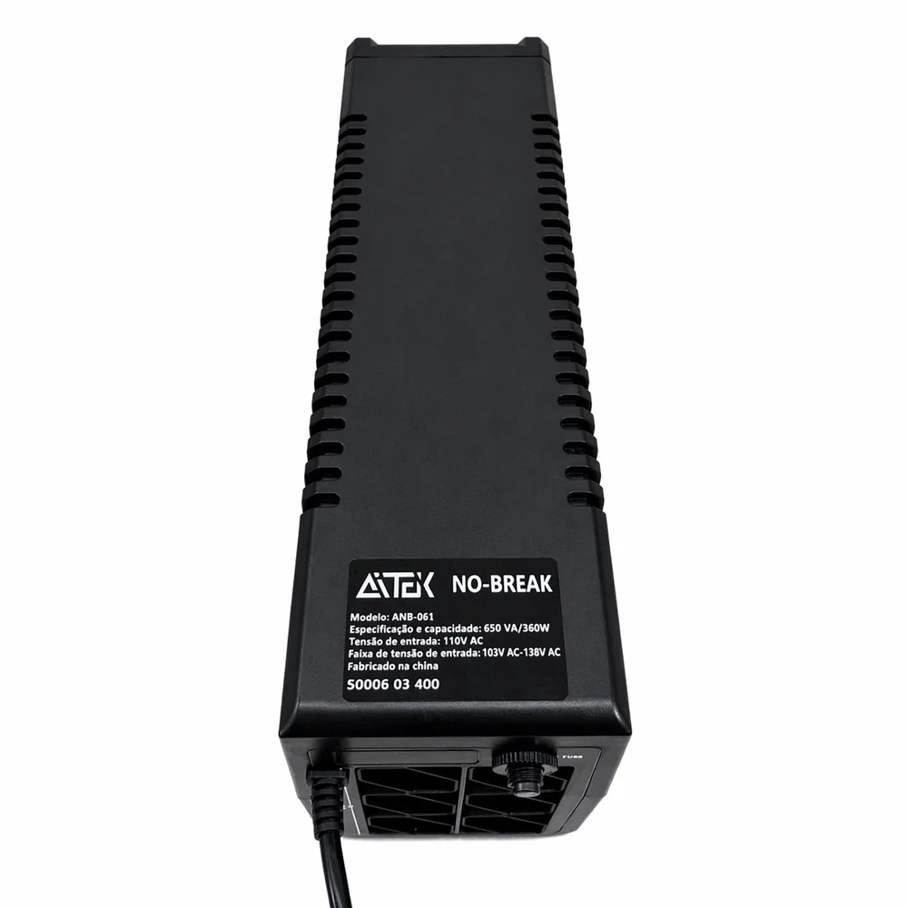 Nobreak 650va 110v Aitek Anb-061 Ups Proteção Energia PC Roteador Nobreak 650va 110v Aitek Anb-061 Ups Proteção Energia PC Roteador