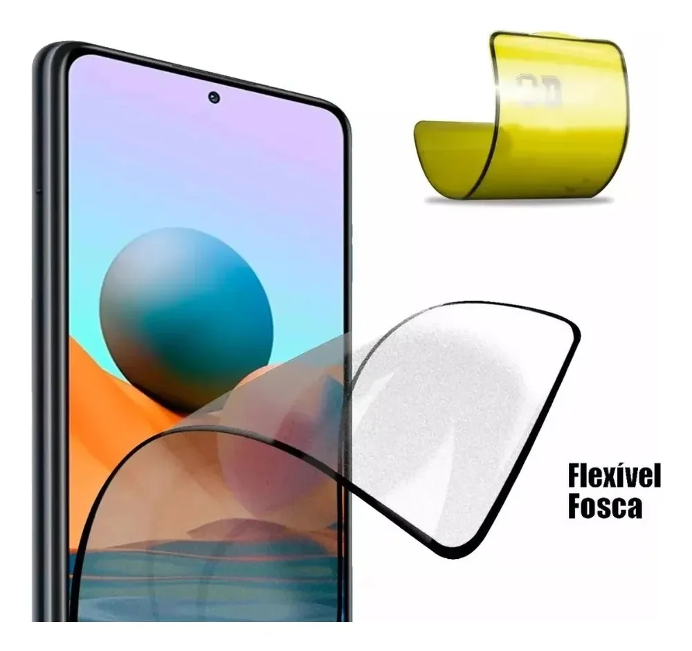 Imagem 3 de 5 do produto Película De Cerâmica Fosca 9d + Capa Anti Choque Tpu Para Galaxy A17 5g