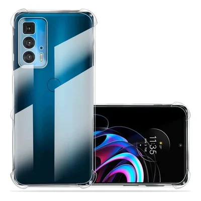 Capa Anti Impactos Tpu Para Moto Edge 20 Pro Transparente
