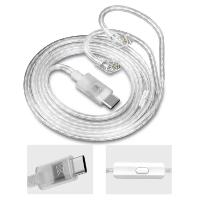 Fones De Ouvido Kz Tipo C Com Microfone Cinza