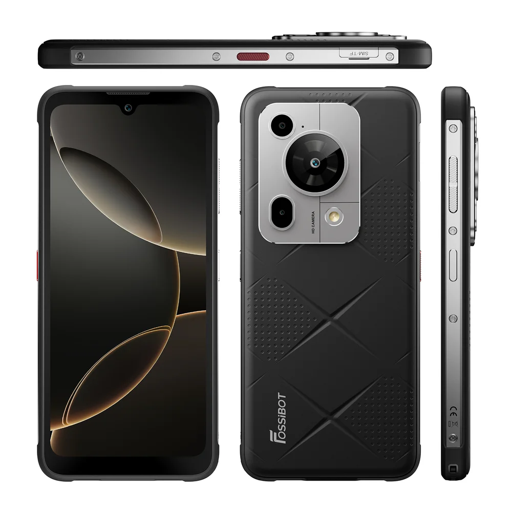 Imagem 2 de 5 do produto Smartphone Fossibot F112 Pro 5g 24gb Ram 256gb Bateria 7150mah Ip68 Ip69k Resistente À Água preto