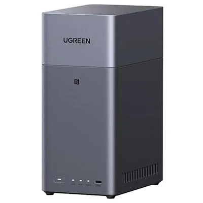 Storage Nas Ugreen Torre S/hd 2 Baias Dh2300 1 Porta 1gb - Dh2300