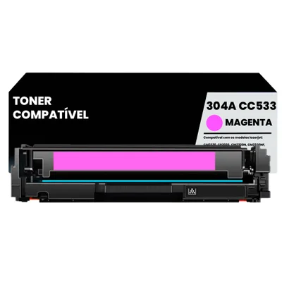 Toner Cb543a Magenta 125a Compatível Cp1215 Cp1515 Cm1312 Cor Intensa E Alta Qualidade