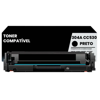 Toner Cb540a Preto 125a Compatível Cp1215 Cp1515 Cm1312 Alto Rendimento E Texto Nítido