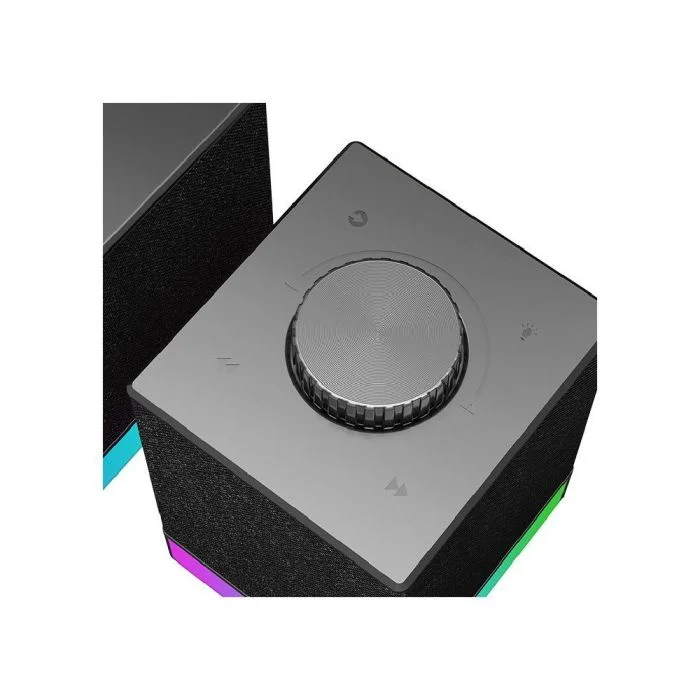 Imagem 2 de 5 do produto Caixa De Som Gamer Redragon Glyph 2.0 RGB Usb Bluetooh Preto Gs517