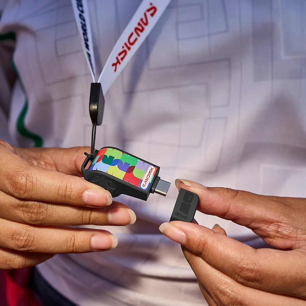 Imagem 4 de 5 do produto Pen Drive Sandisk 64gb Usb-c Edição Copa Do Mundo Fifa 2026
